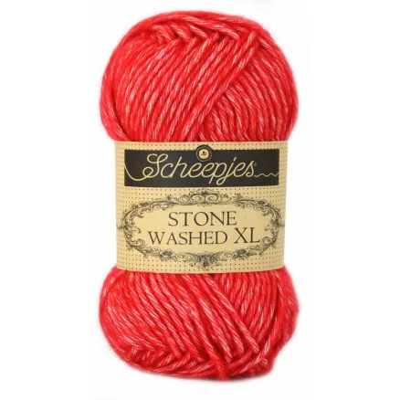 Kampanj Scheepjes Stone Washed XL Garn Mix 863 Carnelian