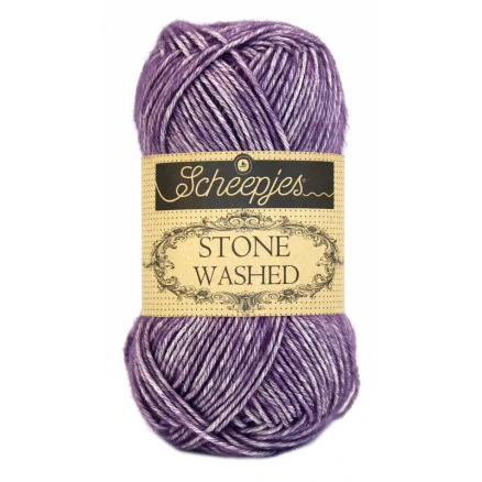 Lägg i varukorgen Scheepjes Stone Washed Garn Mix 811 Deep Amethyst