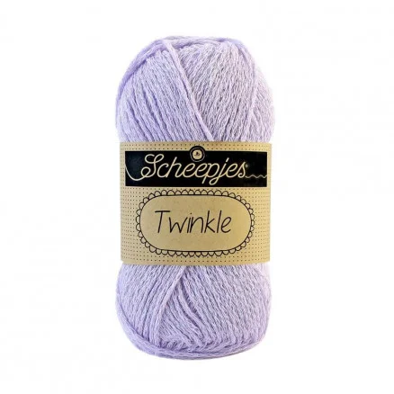 Scheepjes Twinkle Garn Glimmer 927 Lavendel Säker betalning