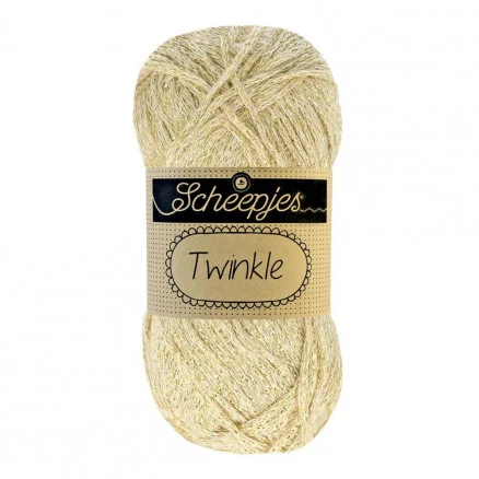 Scheepjes Twinkle Garn Glimmer 938 Ljus Guld Erbjudande