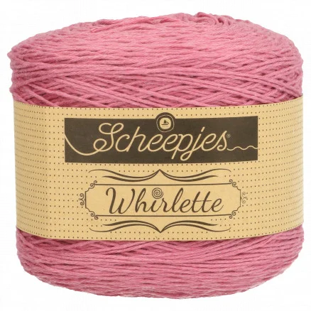 I lager Scheepjes Whirlette Garn Unicolor 859 Rose