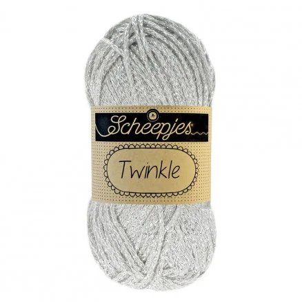 Köp online Scheepjes Twinkle Garn Glimmer 940 Silver