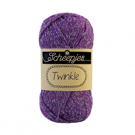 Scheepjes Twinkle Garn Glimmer 928 Lila Rabatt