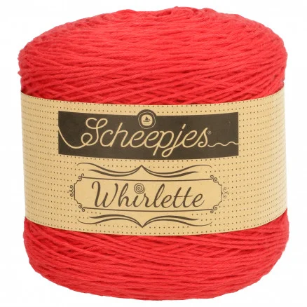 Scheepjes Whirlette Garn Unicolor 867 Sizzle Nyhet