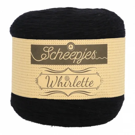 Scheepjes Whirlette Garn Unicolor 851 Liquorice Bästa pris
