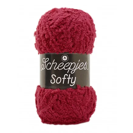 Scheepjes Softy Garn Unicolor 490 Röd Lågt pris