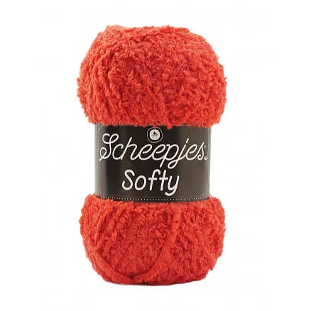 Scheepjes Softy Garn Unicolor 485 Orange Rabatter
