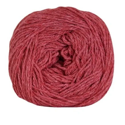 Hjertegarn Organic Trio Garn 5030 Röd Kampanj