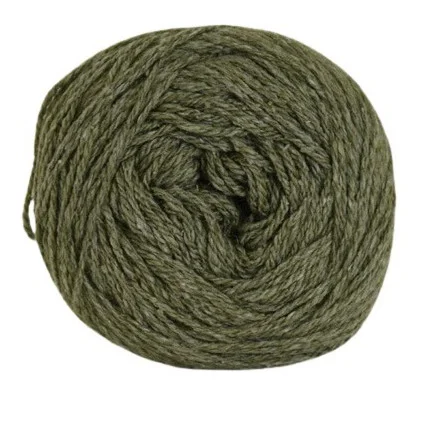 Snabb leverans Hjertegarn Organic Trio Garn 5027 Mörkgrön