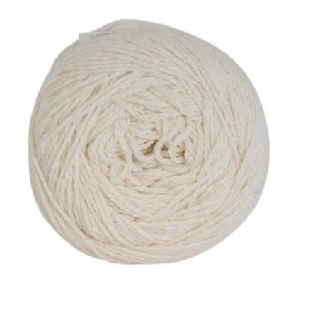 Billigare Hjertegarn Organic Trio Garn 5012 Råvit/Natur