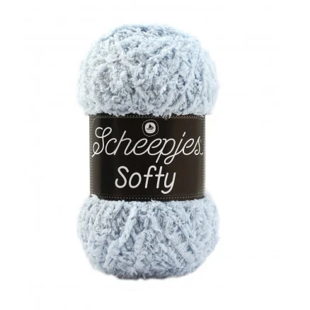 Scheepjes Softy Garn Unicolor 482 Ljusblå Begränsad tid