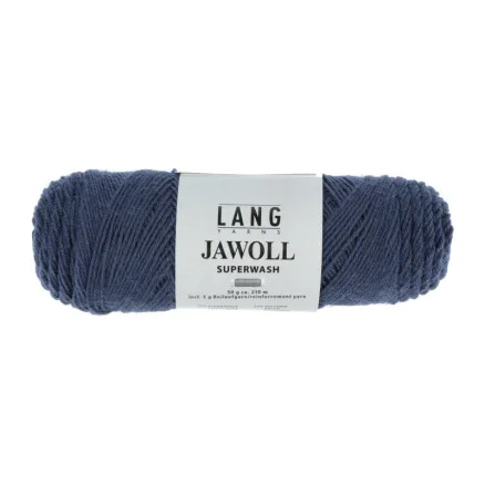 Lang Yarns Jawoll Garn 33 Mörk Denim Billigare