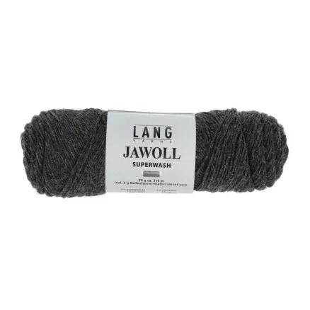 Lang Yarns Garn Jawoll 70 Antracit Melange Populärt val