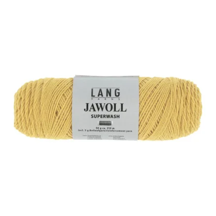 Lang Yarns Garn Jawoll 250 Ljus guldgul Reapris