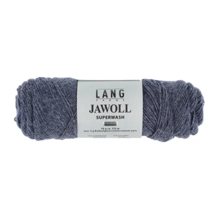 Säker betalning Lang Yarns Jawoll Garn 69 Blå Melange