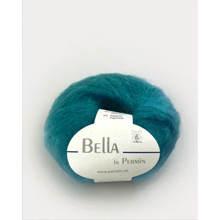 Permin Bella Mohair Garn 27 Mörk Petrol Köp nu