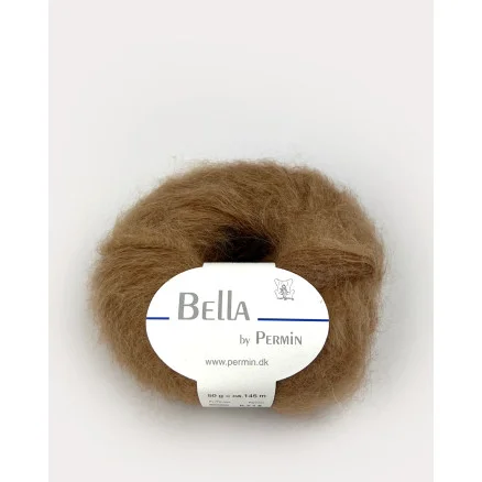 Begränsat erbjudande Permin Bella Mohair Garn 80 Kamel