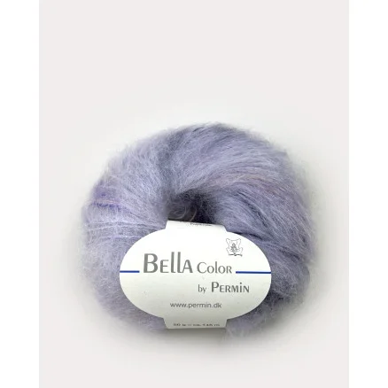 Permin Bella Color Garn 76 Ljuslila/Lila/Rosa Snabb leverans