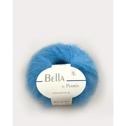 Permin Bella Mohair Garn 83 Klar Turkos Erbjudande