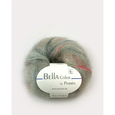 Reapris Permin Bella Color Garn 75 Salvia/Rosa/Grå