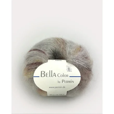 Permin Bella Color Garn 73 Beige/Carry/Brunt Populärt val