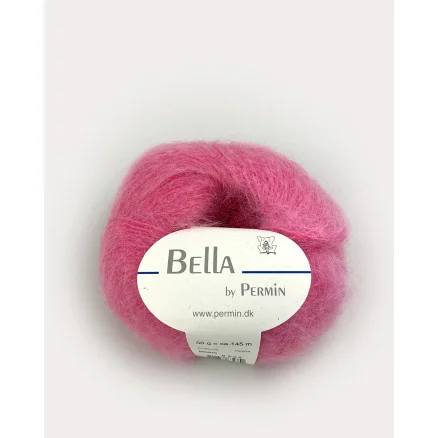 Rabatt Permin Bella Mohair Garn 75 Ljusrosa
