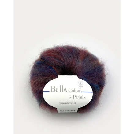 Endast idag Permin Bella Color Garn 81 Bordeaux/Lila