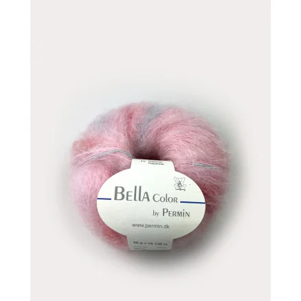 Permin Bella Color Garn 84 Skir Rosa Nyhet