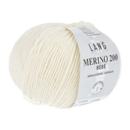 Lang Yarns Merino 200 Bebe Garn 302 Mörk Beige Billigare
