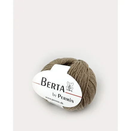 Permin Berta Garn 17 Ljusbrun Expressleverans