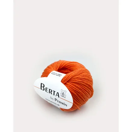 Permin Berta Garn 55 Mörk Orange Sista chansen