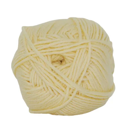 Hjertegarn Merino Cotton 917 ljusgult Begränsat erbjudande