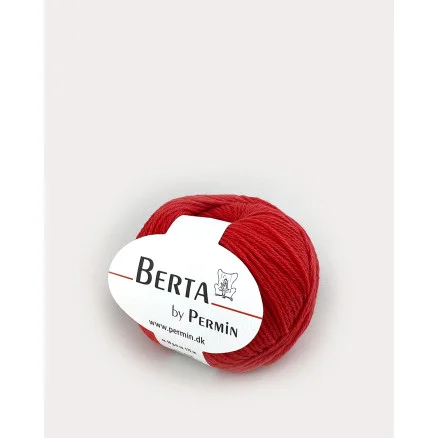 Permin Berta Garn 56 Julröd Endast idag