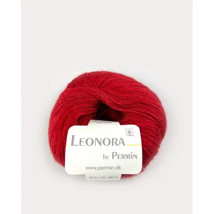 Fynd Permin Leonora Garn 17 Röd