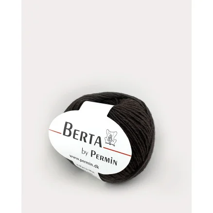 Permin Berta Garn 35 Brun Billig