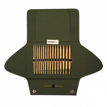 Addi Click Nature Oliv Trä Ändstickorset 60-100cm 3,5-8mm – 8 storlekar Rea