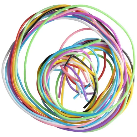 Populärt val Maskkabel Ass. Färger 3mm 100cm – 12 st.
