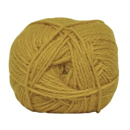Hjertegarn Merino Cotton 847 Senapsgul Snabb frakt