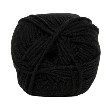 Hjertegarn Merino Cotton 500 Svart Köp nu