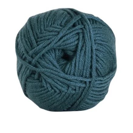 Kundfavorit Hjertegarn Merino Cotton 4718 Blågrön