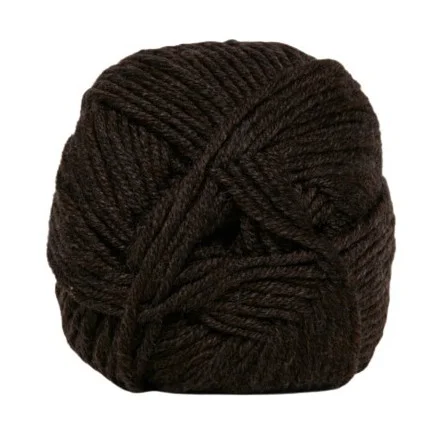 Handla nu Hjertegarn Merino Cotton 294 Mörkbrun