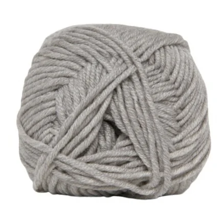 Hjertegarn Merino Cotton 434 Ljusgrå Snabb leverans