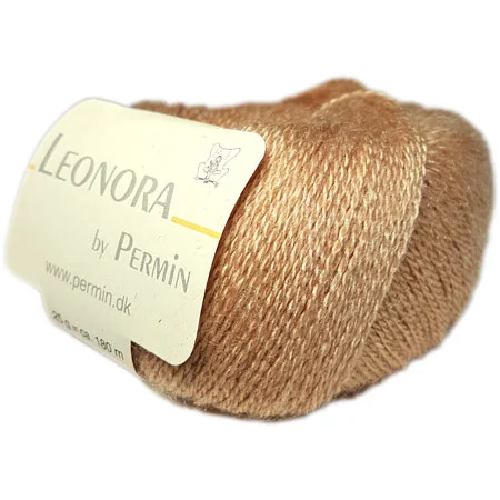 Extra rabatt Leonora By Permin 880404 Ljus Nougat