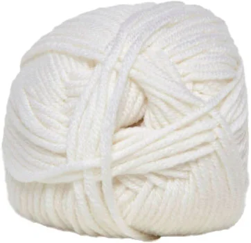 Expressleverans Hjertegarn Merino Cotton – fv 1090 Vit