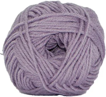 Hjertegarn Merino Cotton – fv 3906 Ljus Lavendel Snabb frakt