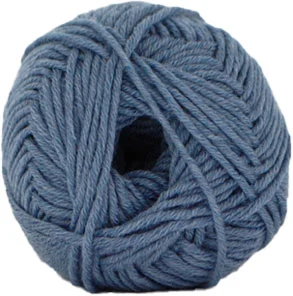 Hjertegarn Merino Cotton – 1944 Ljus Jeans Blå Säker betalning