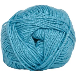 Hjertegarn Diamond Cotton – merceriserad bomull – fv 731 Turkos Sista chansen