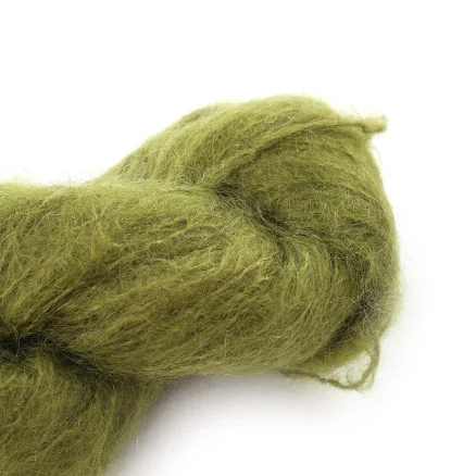 Extra rabatt Cowgirlblues Fluffy Mohair Unicolor Oliv