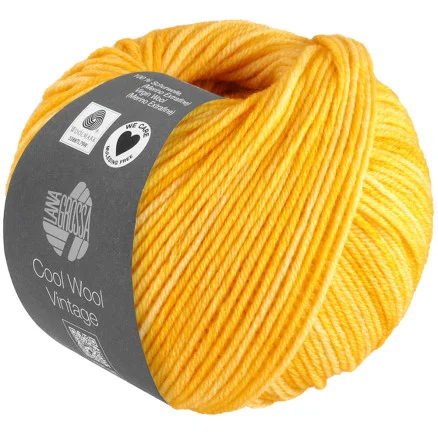 Säker betalning Lana Grossa Cool Wool Vintage 7376 Gul
