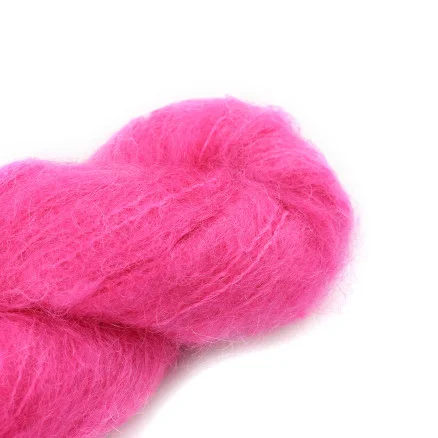 Cowgirlblues Fluffy Mohair Unicolor Hot Pink Köp online